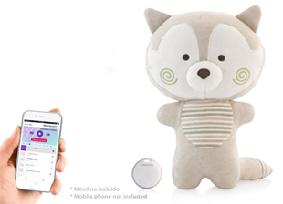 Gourde Miniland Naturkid Bottle Foxy 400 Ml - En Acier Inoxydable Sans BPA, Avec étiquette Personnalisable